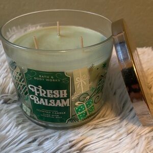 Bath and body works candle - Fresh Balsam